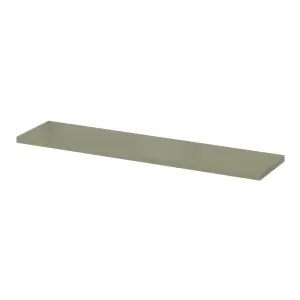 GoodHome Rigga Modular Tea green Timber Rectangular Floating shelf (L)80cm x (D)19cm