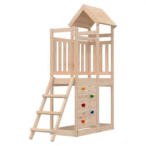 Berkfield Outdoor Playset 52.5x110.5x214 cm Solid Wood Pine