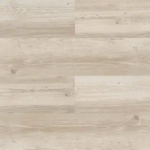 GoodHome Mambo Fancy White Distressed Wood effect Synchronised Click vinyl Planks, 2.17m²