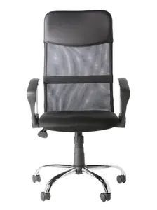 Orlando Mesh Office Chair with Wheels in Black