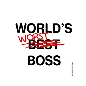 Grindstore Worlds Worst Boss Mug White (One Size)