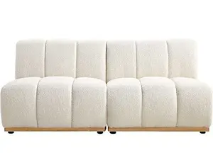 Granvia Ecru Boucle Modular Sofa, 2-Seater Sofa - Daals - Sofas