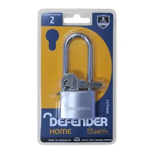 Defender Aluminium Padlock Silver (40mm)