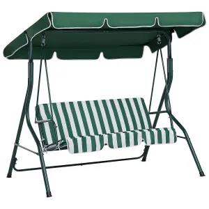 Patio Swing CHAPLIN Metal Green