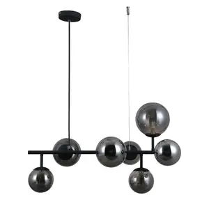 Luminosa Frontera Modern 7 Light Bar Pendant Ceiling Light, G9