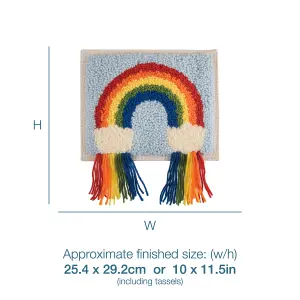 P/NEEDLE RAINBOW - Punch Needle Kit: Rainbow - Trimits