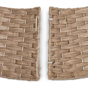 Christie Rattan Tree Skirt Light Brown