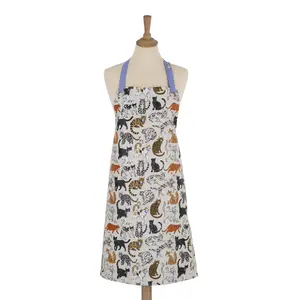 Feline Friends Animal Print PVC/Oil cloth Apron