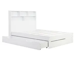 Alfie King Storage Bed In White