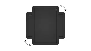 ALLboards Black chalkboard 90x60 cm wooden smartphone frame color black