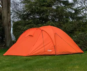 Andes 4 Person Tent - BRIGHT ORANGE