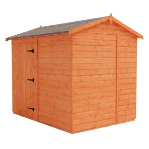 8 x 6 (2.38m x 1.75m) Wooden Windowless T&G Garden APEX Shed - Single Door (12mm T&G Floor and Roof) (8ft x 6ft) (8x6)