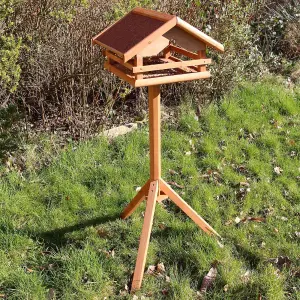 Easipet Wooden Bird Table Feeder for Garden