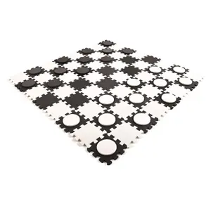 2-In-1 Giant Draughts And Chess Garden Games Giant Foam Fun Family Boardgame