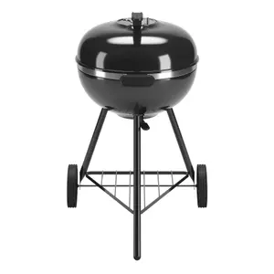 GoodHome Kiowa Black Charcoal BBQ