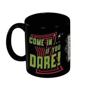 Beetlejuice Beetlejuice Come If You Dare Mug Black/Red (12cm x 10.5cm x 8.7cm)