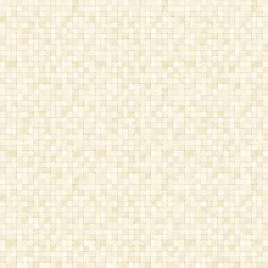 Galerie Natural Fx Yellow Gold Tessera Embossed Wallpaper