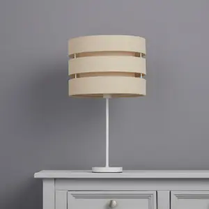 Trio Cream Contemporary Light shade (D)28cm