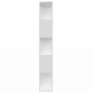 Berkfield Book Cabinet/Room Divider White 80x24x159 cm Engineered Wood