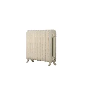 Arroll Daisy Cast iron Cream 10 Column Radiator, (W)684mm x (H)597mm