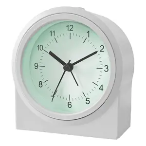 Analogue Electric Alarm Tabletop Clock Grey