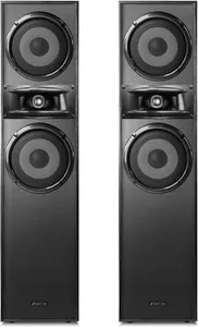 Floor Standing Tower Speakers - Fenton SHF700B 2X 6.5" Black