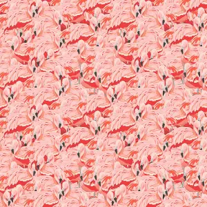 Bobbi Beck eco-friendly pink flamingo wallpaper