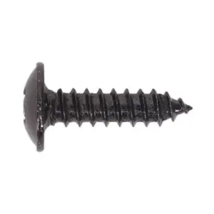 Sealey Self Tapping Screw 4.2 x 16mm Flanged Head Black Pozi BS 4174 Pack Of 100