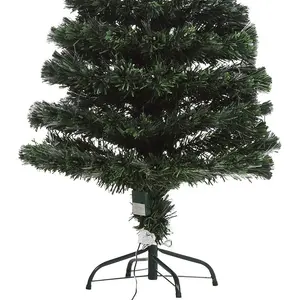 Lighted Artificial Fir Christmas Tree 4.92ft H