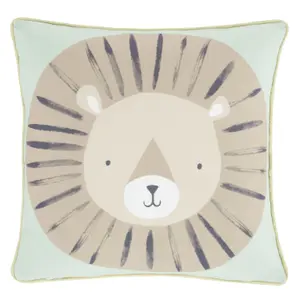 Catherine Lansfield Kids Living Roarsome Animals 43x43cm Cushion Natural