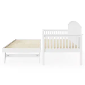 GFW Madrid Wooden Day Bed & Trundle Set  White