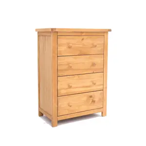 Lugo 4 Drawer Chest of Drawers Wood Knob