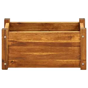 Berkfield Garden Raised Bed Acacia Wood 50x25x25 cm