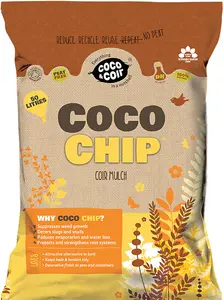 Coco&Coir Coco Chip Coir Mulch 50L Peat Free Mulch