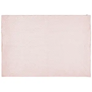 Weighted Blanket Cover CALLISTO 135 x 200 cm Pastel Pink