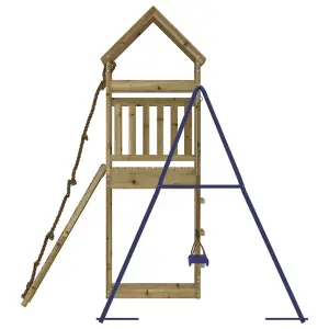 Berkfield Outdoor Playset Impregnated Wood Pine