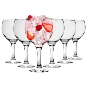 LAV - Misket Gin Balloon Glasses - 645ml - Clear - Pack of 6