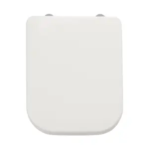 Cooke & Lewis Affini White Soft close Toilet seat