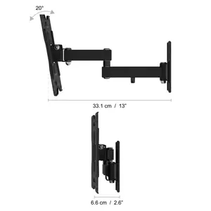 AVF Multi Position TV Wall Mount, for TVs up to 43"