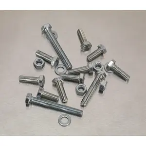 Comprehensive 408 Piece M6 Setscrew Nut and Washer Assortment in High Tensile Steel