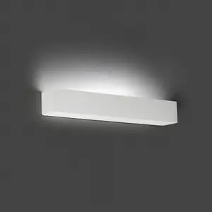 Luminosa Tera LED Indoor Wall Light White Plaster