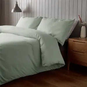 Silentnight Supersoft Duvet Set Sage / Single - 1 Pillowcase (50 x 75 cm)