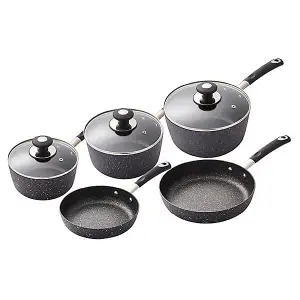 Tower Precision 5 Piece Pan Set Black