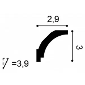 Orac Decor CX115 Coving Lightweight 12 Pack - 24 Metres