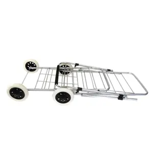 Oypla 4 Wheel Folding Shopping Trolley Bag Cart Market Laundry