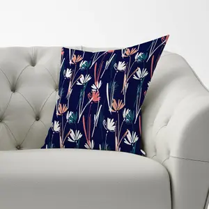 Hand Drawn Wild Flowers Cushions 60cm x 60cm