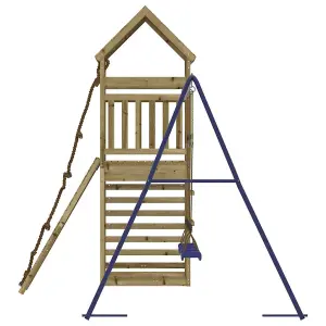 Berkfield Outdoor Playset Impregnated Wood Pine