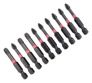 Amtech L2395 10 Piece impact screwdriver bit set