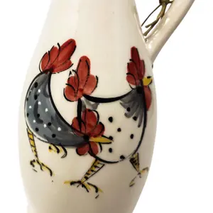 Farmhouse Hand Painted Ceramic Kitchen Dining Oil Pourer/Drizzler (H) 20cm