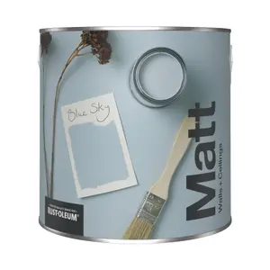 Rust-Oleum Washable Matt Wall Paint - Blue Sky 2.5L